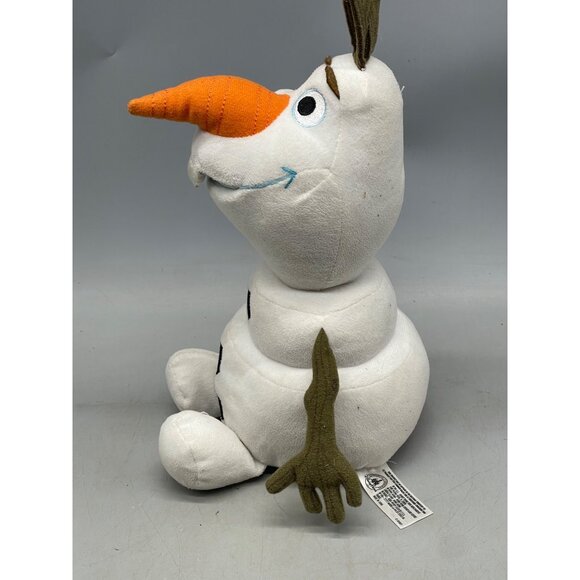 Olaf Frozen plush stuffed animal Disney Parks kids toy soft 11" white orange REA - Picture 8 of 13